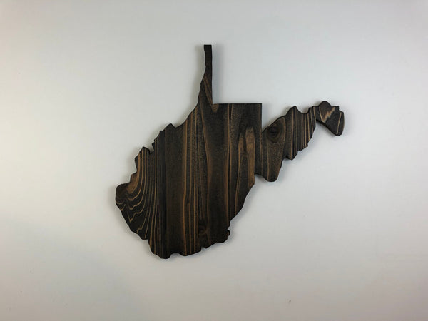 West Virginia Wooden Cutout Plaque - Zink Woodworks