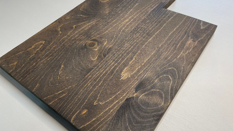 Utah Wood Cutout Plaque Rustic Design - Zink Woodworks