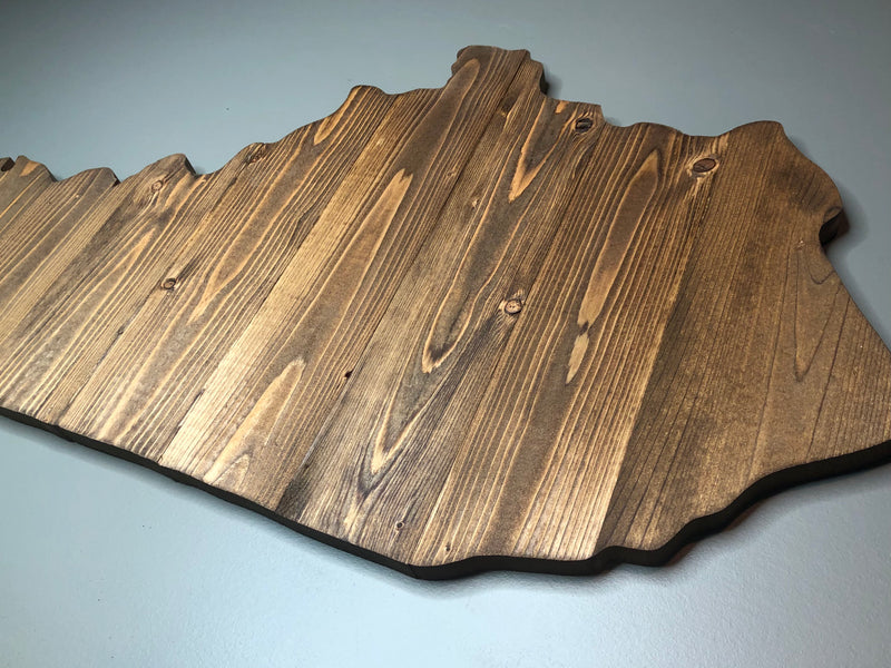 Wooden Kentucky Sign Cutout - Zink Woodworks