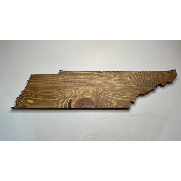 Tennessee Rustic State Sign - Zink Woodworks