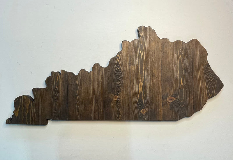 Wooden Kentucky Sign Cutout - Zink Woodworks